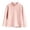 Pink, variant on Big Girls Cute Undershirts Mock Neck Printed Fleece Pullover Drop Shoulder Warm Casual Fall Winter Outfits Black 3-4Years