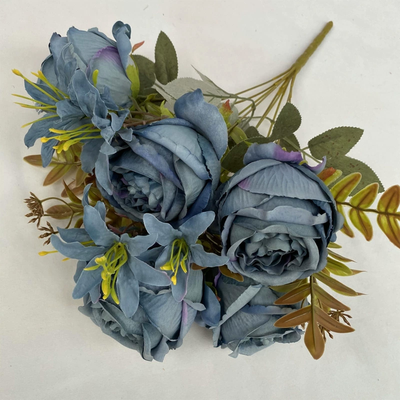 Artificial Flower*1 Artificial Silk Flower Peony Flowers Bouquet Bride Wedding Home Decor