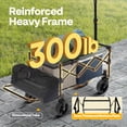 thumbnail image 3 of Carro Plegable VIVOHOME 130L con Portón y Capacidad de 145 kg, 3 of 7