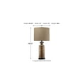 thumbnail image 3 of Signature Design by Ashley Casual Laurentia Table Lamp, Champagne, 3 of 4