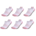 thumbnail image 2 of 6 Pairs Ankle Running Socks Breathable Elastic Cotton Low Cut Cushioned Tab Socks for Sports, 2 of 8