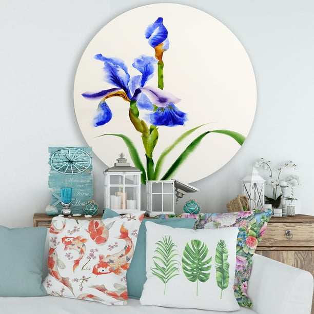 Wall Mural Blue iris 