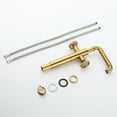 thumbnail image 5 of Rbrohant Industrial Style Double Handle Bathroom Vessel Sink Faucet Gold, 5 of 5