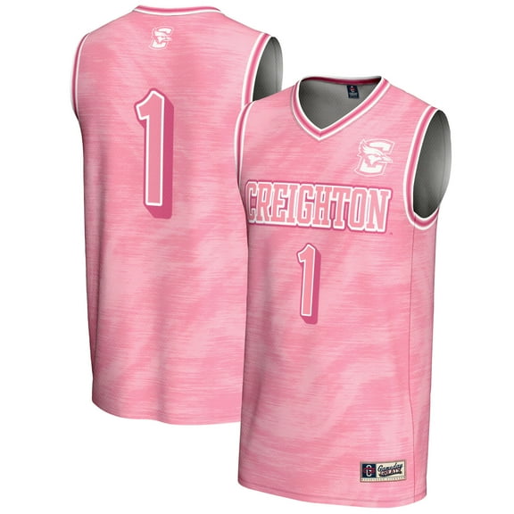 Youth GameDay Greats #1 Pink Creighton Bluejays Lightweight Basketball Jersey