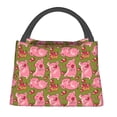 thumbnail image 1 of Fotbe Cartoon Pigs Bolsa Térmica Portátil con Estampado, Bolsa de Entrega de Alimentos Aislada, Bolsa Reutilizable de Gran Capacidad para Comidas y Supermercado, 1 of 6