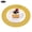 Gold, variant on ToppiJoy 50 Pcs Modern Charger Plates Set, 13in Round Plastic Spraying Paint Dinner Plate, for Dinner Wedding Party Table (Silver)