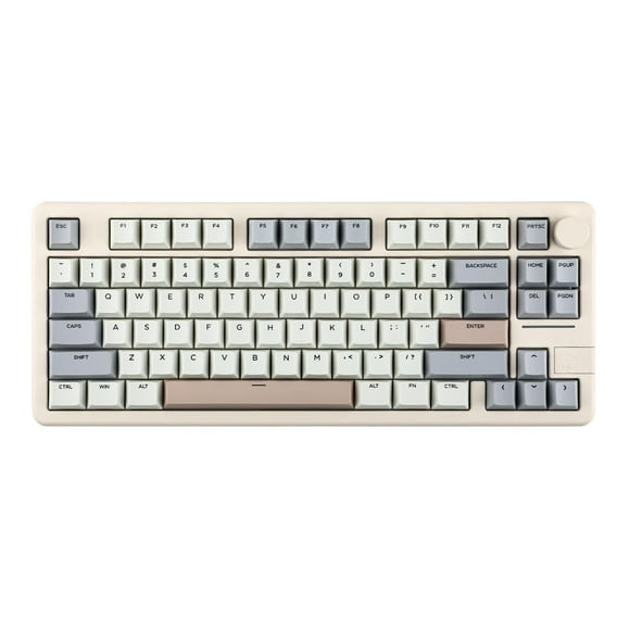 EPOMAKER Galaxy70 Wireless Gaming Keyboard, 75% Aluminium Mechanical Keyboard, Bluetooth 5.0/2.4GHz/USB-C Wired Programmable Keyboard, Hot Swappable C