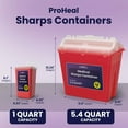 thumbnail image 7 of Medical Sharps Container, 1 Quart, 2 Pack, 7 of 7