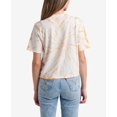 thumbnail image 2 of Reef Womens Say Please Cropped Graphic T-Shirt, Orange, Small, 2 of 4