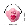 thumbnail image 3 of Hilarious Realistic Latex Half Face Dog Muzzle Mask with Elastic Strap, Adjustable Lightweight Flexible Accessory 10 x 6.7in for Small & Medium Dogs, Halloween Party Photo Prop, 3 of 4