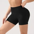 thumbnail image 2 of IWRICH Women's Workout Impact Shorts Scrunch Lifting Gym Seamless Booty Biker Shorts High Waisted Tummy Control Yoga Shorts Black L, 2 of 3