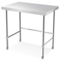 thumbnail image 1 of Stainless Steel Table 36x24 Inch, Commercial Home Kitchen Prep Work Metal Table with Open Base, 1 of 7