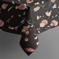 thumbnail image 4 of Pioneer Flower Floral Print Pattern Rectangle Tablecloth 60"x102",Waterproof Polyester Rectangle Table Cloth, Wipeable Spillproof Polyester Tablecloth for Dining, Camping, Indoor and Outdoor, 4 of 6