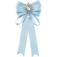 thumbnail image 1 of INSPIRE CHIC Corbata de cuello preatado para mujer con lazo elegante, 1 of 5