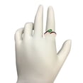 thumbnail image 5 of AoneJewelry Black Diamond and Created Emerald Ring In 14K Rose, White & Yellow Gold, 5 of 5