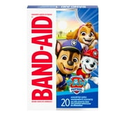 Band-Aid Brand Adhesive Bandages Featuring Nickelodeon Paw Patrol, Assorted Sizes, 20 Count