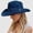 Dark Blue, variant on HAIJIE sun hat women Stylish Sun Hats For Women Men Unisex Casual Denim Wide Brim Summer Beach Outdoor Sun Hat Comfortable Lightweight Breathable Sunning Hat Women's Hats & Caps Hat Size Hiking Hat M