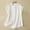 White, variant on Women's Linen Round Neck Boxy Top Patchwork Blouses Medium Sleeve Womens Compression Cold Gear Petite Turtleneck Women Running Shirt Long Sleeve Wide Stripe Shirt Shirt for Women Short Sleeve Athletic