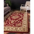 thumbnail image 1 of Unique Loom Voyage Collection Traditional Oriental Classic Intricate Design Area Rug, 7' 0 x 10' 0 Rectangular, Red/Tan, 1 of 5