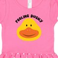 thumbnail image 3 of Inktastic Duck Feeling Ducky Girls Toddler Dress, 3 of 4