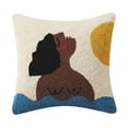thumbnail image 1 of Peking Handicraft 30JBL32BC14SQ Summer Hook Pillow, Multi Color, 1 of 1
