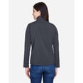 thumbnail image 3 of CORE365 78184 Women's Cruise Two-Layer Fleece Bonded Soft Shell Jacket-Carbon-XL, 3 of 5