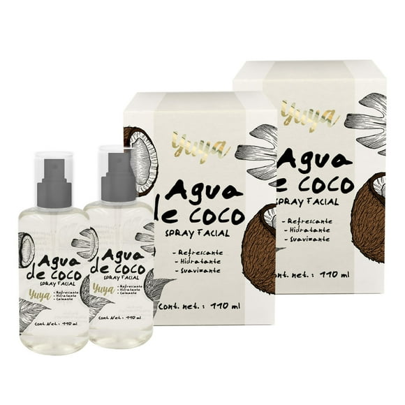 Yuya Pack 2 Agua de Coco hidratante enriquecido con aloe vera y ginseng 110 ml