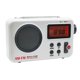thumbnail image 1 of Portable AM/FM Radio, Digital Shower Radio, Mini Stereo Radio with Earphone Port & LCD Display, Headphone Jack Speaker, 1 of 5