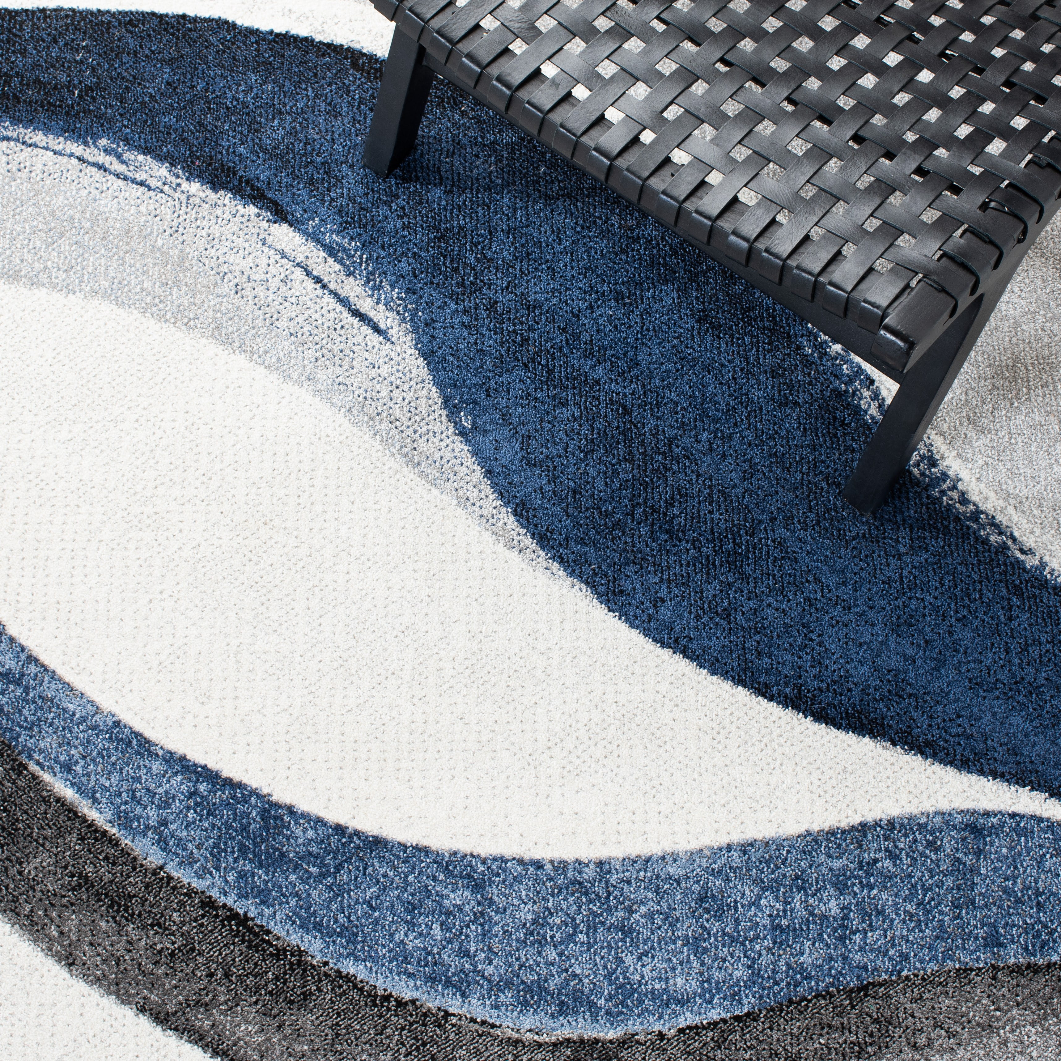 Safavieh Hollywood Dalton Abstract Area Rug, Gray/Blue, 10'6" x 14'