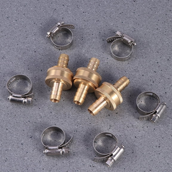 GOOHOCHY 3PCS 1/2 Home Use Hose Mender End Repair Male Female Connector