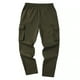 thumbnail image 5 of Pantalones de trabajo para hombre, holgados, de alta elasticidad, con múltiples bolsillos y pierna recta, largos y largos., 5 of 5