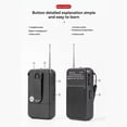 thumbnail image 4 of Portable Pocket AM FM Radio 2 Band Stereo Radio Operated Telescopic Antenna Radio with 3.5mm Headphone Jack, 4 of 5