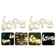 thumbnail image 3 of KAKOWELY 2 lámparas LED con letras de amor, luces decorativas con estilo, diseño de escenas., 3 of 4