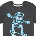 thumbnail image 3 of Instant Message - Skeletons Ride Skateboards Too - Toddler & Youth Short Sleeve T-Shirt, 3 of 6