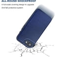 thumbnail image 5 of REQO Compatible with iPhone 16e Wallet Case with Card Holder, PU Leather Kickstand Card Slots Case, Double Magnetic Clasp and Durable Shockproof Cover 6.1 Inch, 5 of 6