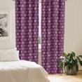 thumbnail image 2 of Ambesonne Oriental Window Curtains, Flourish Ornate, Each 28" W x 63" L, Plum and Multicolor, 2 of 4