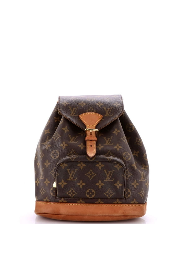 Pre-Owned Vintage Montsouris Backpack Monogram Canvas MM By Rebag