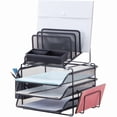 thumbnail image 5 of Lorell, Divided 4-tier Desktop Organizer, 1 Each, Black, 5 of 6