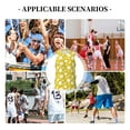 thumbnail image 6 of Naloa Tulips Flowers Basketball Jersey Reversible Men's Mesh Athletic Sports Shirts Training Practice S-4XLX-Large, 6 of 6
