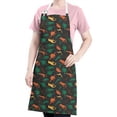 thumbnail image 5 of Colorful Camouflage Dinosaurs Pattern Apron-Garden Aprons for Women with Pockets-Cotton Linen Waterproof Kitchen Cooking Gardening Aprons Adjustable for Kitchen,Cooking,BBQ and Salon 33x27 Inch, 5 of 7