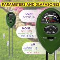 thumbnail image 2 of 3 in 1 Soil PH Tester Water Moisture Test Meter Kit For Garden Plant Testing, 2 of 5