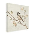 thumbnail image 2 of Trademark Fine Art 'Black Capped Chickadee Vintage Painting' Canvas Art by Danhui Nai, 2 of 3