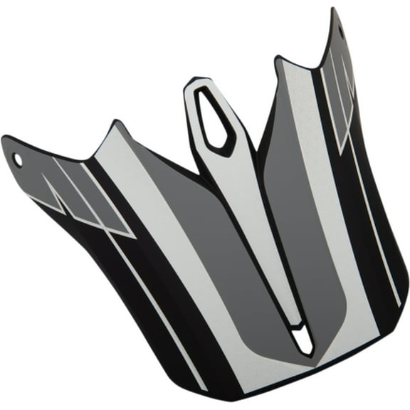 Z1R F.I. Helmet Replacement Visor/Peak Hysteria Gray/White