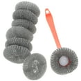 thumbnail image 2 of HOKARUA 1 Set Stainless Steel Sponges Scrubbers Cleaning Ball Utensil Scouring Pads, 2 of 6