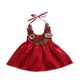 thumbnail image 1 of Robe d'Été Mignonne pour Bébé Fille Sans Manches à Fleurs pour Fête et Mariage, 1 of 5