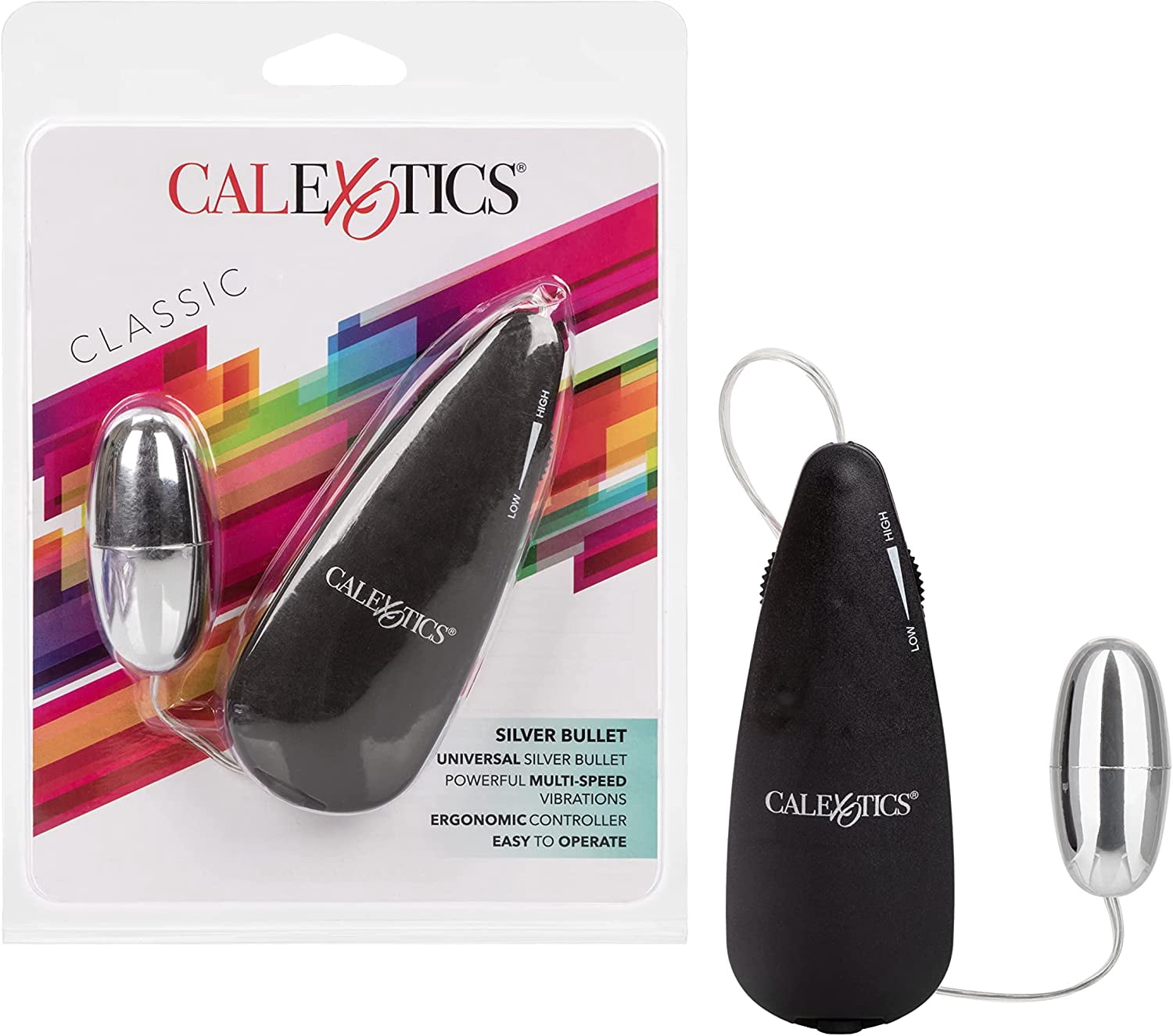 CalExotics Silver Vibrating Bullet