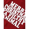 thumbnail image 6 of My First Christmas Baby Boy Girl Outfit Long Sleeve Letter Sweatshirt Romper Santa Bubble Bodysuit Fall Winter Clothes, 6 of 8