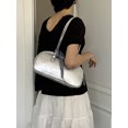 thumbnail image 3 of Bolsos de mano para mujer, bolsos y carteras plateados de moda, bolsos de calle de gran capacidad, bolsos casuales Y2k, bolsos de hombro, bolsas para mujer, 3 of 5