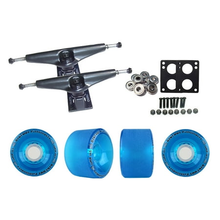 Core 7.0 Black Longboard Trucks Wheels Package Bigfoot 70mm Pathfinders Blue price history on PriceWatchPro