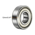 thumbnail image 3 of 6203-2Z Deep Groove Ball Bearing,17 x 40 x 12mm C3 Double Metal Shielded Chrome Steel Bearings,Silver Tone,2 Pack, 3 of 5